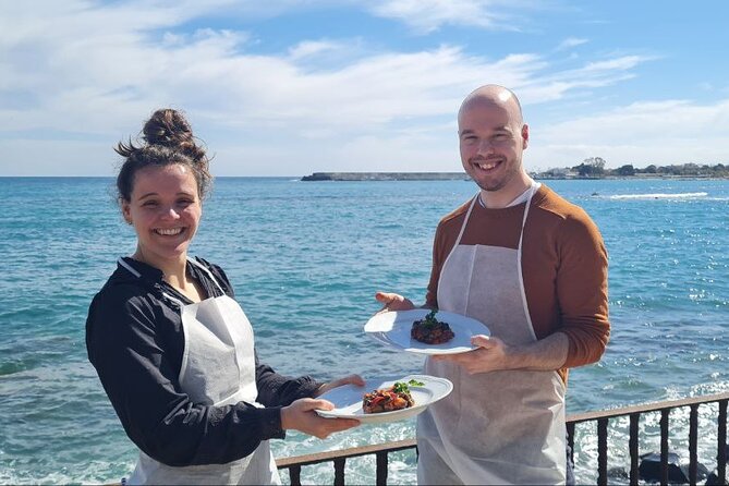 Cooking Class With Seaview & Taormina's Market With Chef Mimmo - Market Tour and Coffee Break