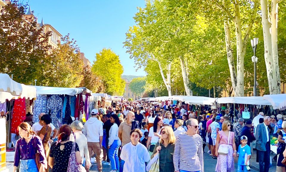 From Avignon: Day Trip to Aix En Provence Market & Luberon - Itinerary Highlights