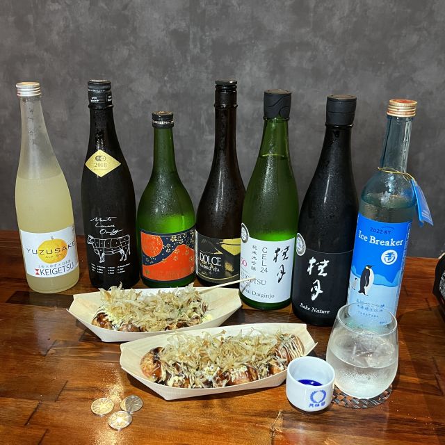 Osaka Sake Tasting With Takoyaki DIY - Reservation and Payment