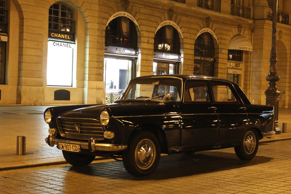 Paris: 1.5-Hour Vintage Car Night Tour - Highlights of the Tour