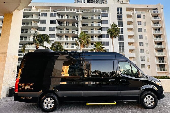 VAN Mia Airport or Hotels to Miami Port or Hotels Up to 14pax - Pickup Process