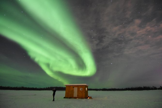 Aurora Borealis Viewing and Ice Fishing Adventure - Deluxe Fishing Cabin