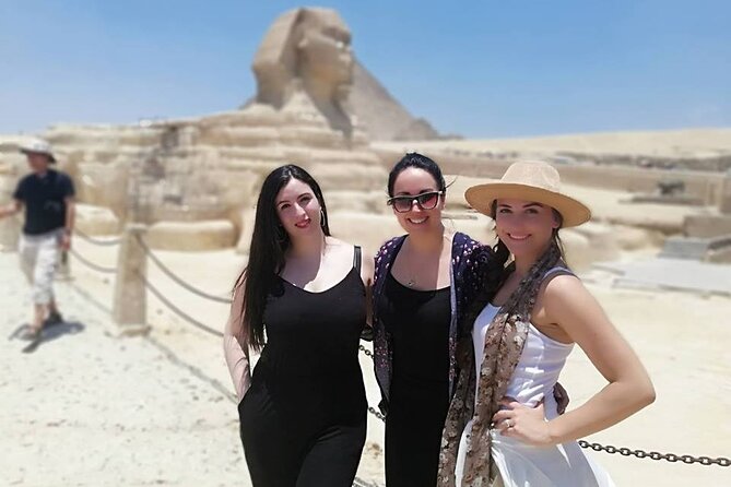 Giza Pyramids, Ride a Camel, Sphinx, Egyptian Museum& Bazaar, Lunch Is Included. - Exploring the Sphinx