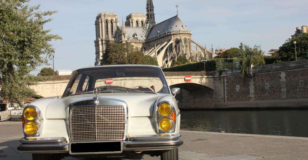 Paris: 2.5-Hour Guided Vintage Car Tour and Wine Tasting - Off-the-Beaten-Track Discoveries
