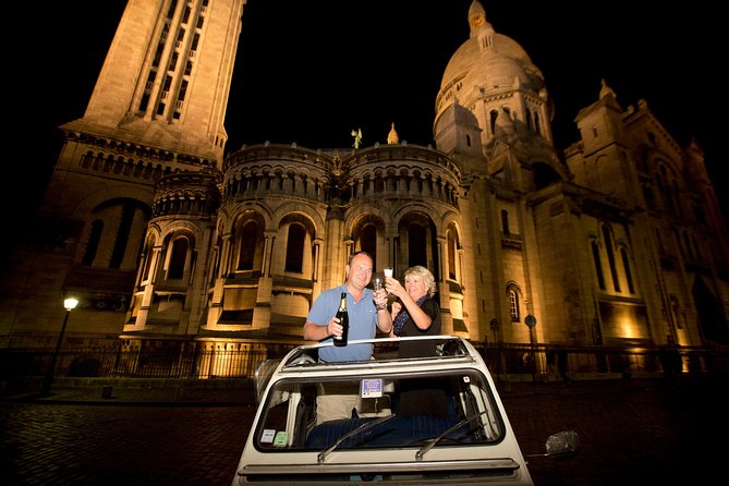Paris and Montmartre 2CV Tour by Night With Champagne - Panoramic Views of Paris