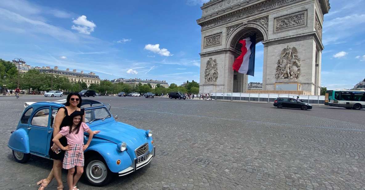 Paris: Guided City Highlights Tour in a Vintage French Car - Itinerary Highlights