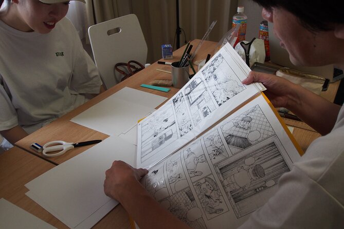Tokyo Manga Drawing Experience Guided by Active Pro Manga Artist - Group Size Capacity