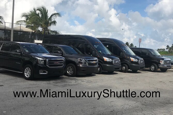 VAN Mia Airport or Hotels to Miami Port or Hotels Up to 14pax - Luggage Accommodations