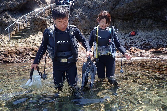 Blue Cave Experience Diving! [Okinawa Prefecture] Feeding & Photo Image Free! English, Chinese Guide Available! 1 Group With a Dedicated Instructor - Suitability