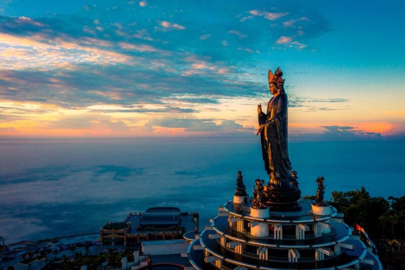From Ho Chi Minh: Black Virgin Mountain and the Cao Dai Holy MassThis Text Appears to Describe a Location Called Black Virgin Mountain and a Religious Ceremony Called the Cao Dai Holy Mass, Both of Which Are Associated With Ho Chi Minh. as an English Translator, I Can Summarize the Main Points Without Reproducing Any Copyrighted Content. Black Virgin Mountain Seems to Be an Important Site, and the Cao Dai Holy Mass Is Likely a Religious Ritual or - Maitreya Buddha Statue