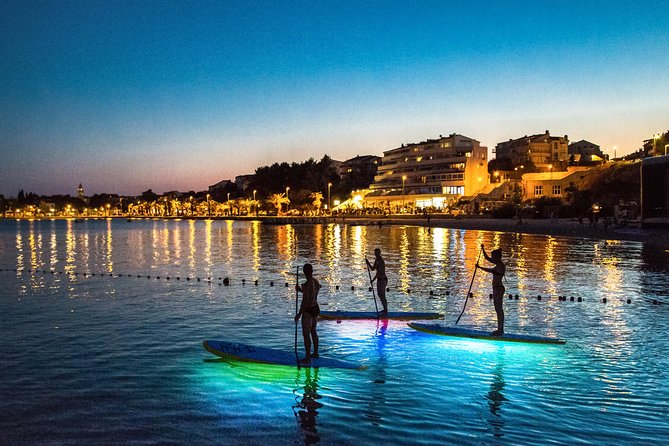 Glowing Stand-Up Paddle Experience in Split - Underwater Scenes and Marine Life