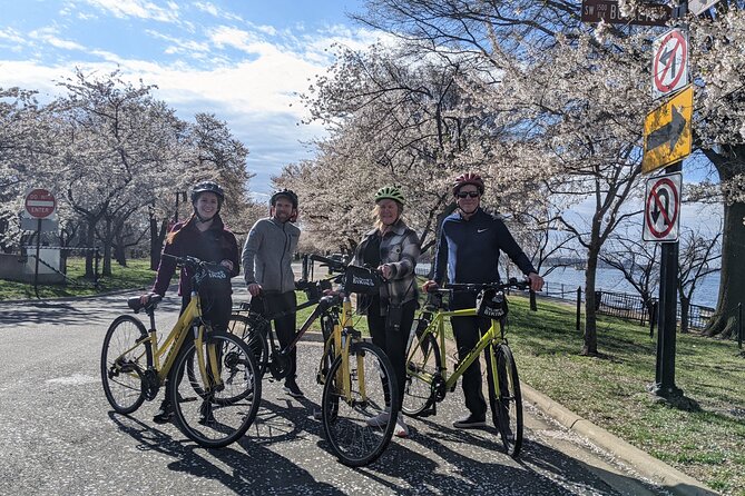 Washington DC Cherry Blossoms By Bike Tour - Cycling Through Tidal Basin
