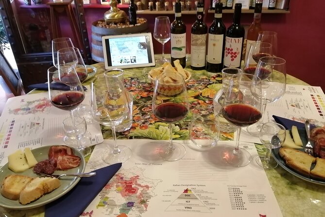 Wine Class - Tuscan Classics - Wines Included in Tasting