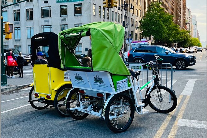 Central Park 2 - Hours Private Pedicab Guided Tour - Additional Info
