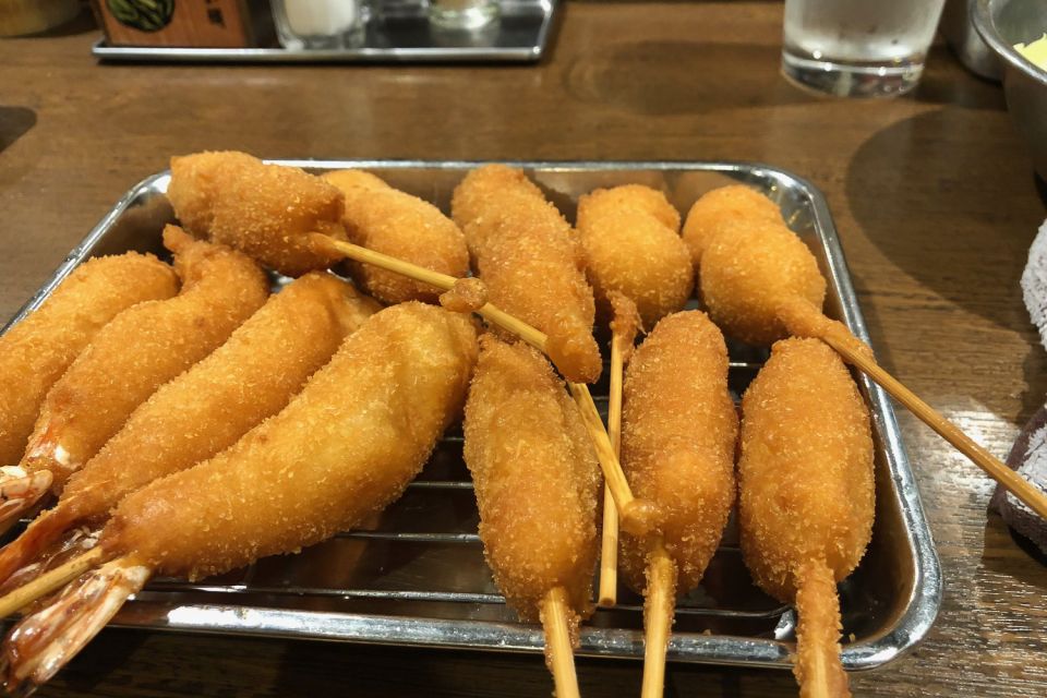Osaka Shinsekai Street Food Tour - Evening - Inclusions and Exclusions