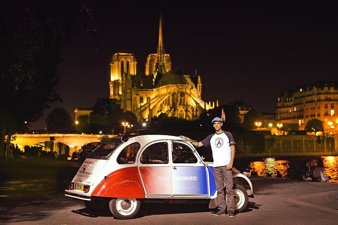 Paris and Montmartre 2CV Tour by Night With Champagne - Avoiding Crowds at Night