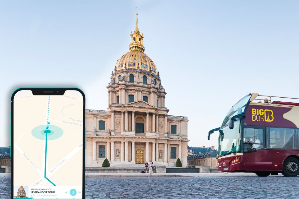 Paris: Hop-On Hop-Off Bus Tour With Self-Guided Walking Tour - River Cruise Option