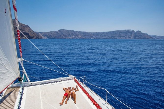 Sailing Catamaran Cruise in Santorini With Bbq, Drinks and Transfer - Comfortable Amenities and Facilities
