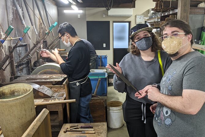 Sakai - Knife Factory and Craft Walking Tour - Visiting the Knife Factory
