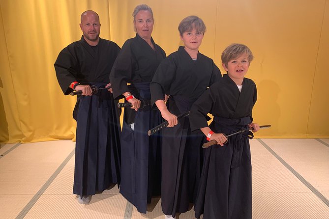 Samurai Sword Experience (Family Friendly) at SAMURAI MUSEUM - Ninja Weapons Trial