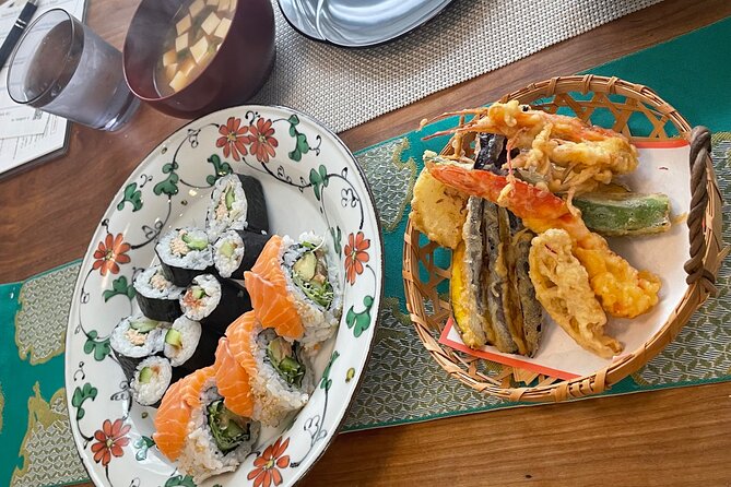 Small Group Sushi Roll and Tempura Cooking Class in Nakano - Included Miso Soup