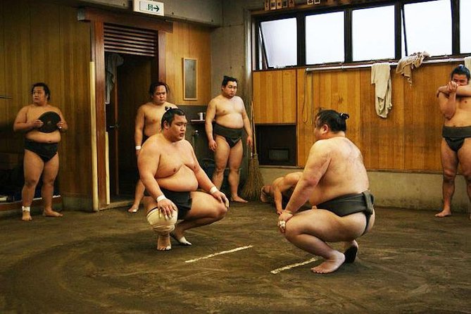 Watch Sumo Morning Practice at Stable in Tokyo - Cancellation Policy