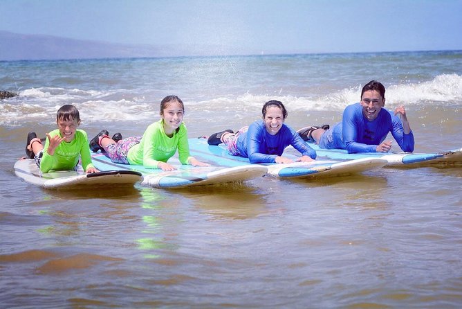 Waves Hawaii Surf School in Kihei Maui - Fitness and Group Size