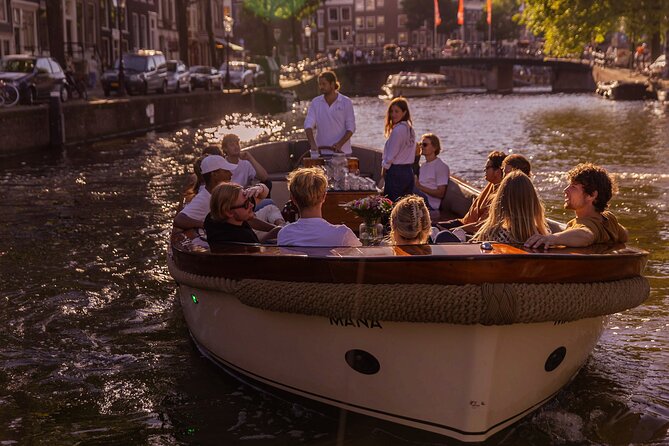 2 Hour Exclusive Canal Boat Cruise W/ Dutch Snacks & Onboard Bar - Comfortable and Electric Cruise