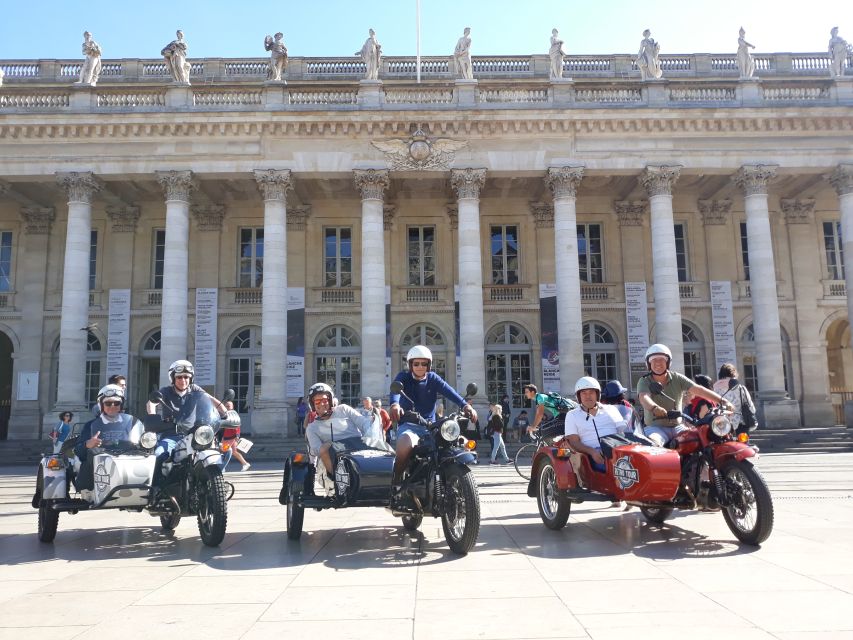 Bordeaux: Sightseeing by Side Car - Vintage Side Car Ride