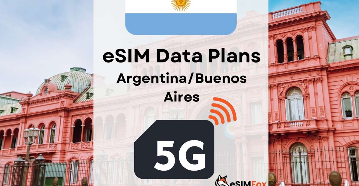 Buenos Aires: Esim Internet Data Plan for Argentina 4g/5g - Connectivity and Coverage