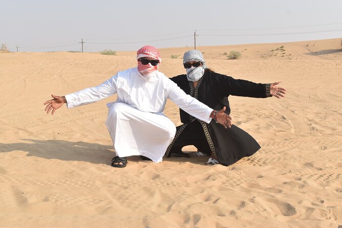 Dubai Desert 4x4 Dune Bashing, Self-Ride 30min ATV Quad, Camel Ride,Shows,Dinner - Variety of Performances