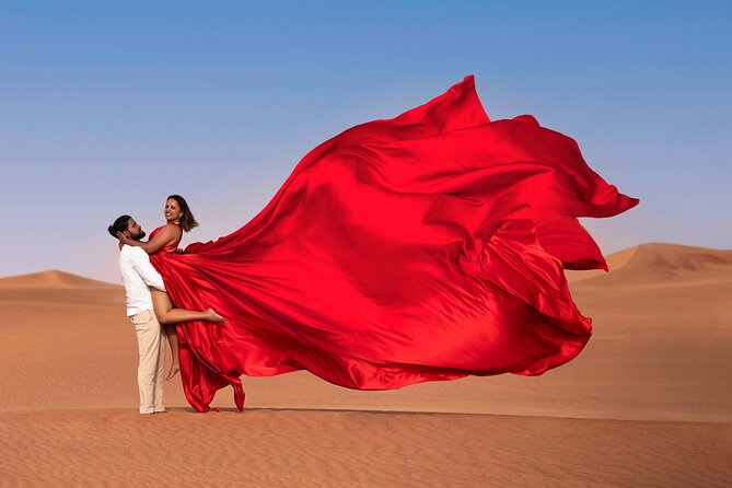 Flying Dress Photoshoot Activity in Dubai - Pricing and Lowest Price Guarantee
