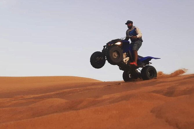 Morning Quad Biking & Red Sand Desert Safari , Camel Ride, Sand Boarding - Licensed Desert Guide