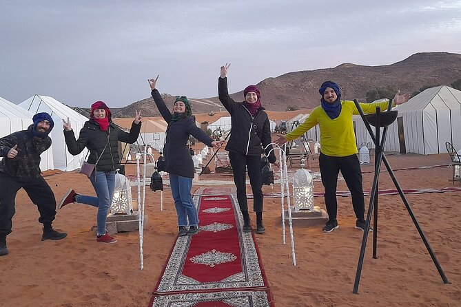 One Night in Private Camp in the Sahara Desert in Merzouga With Dinner - Accessibility and Amenities