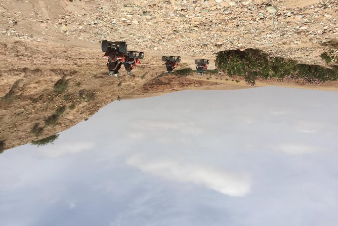 Half-Day Quad: Explore Agafays Terrain & Marrakech Lake by Quad - Enjoying Tea by the Lake