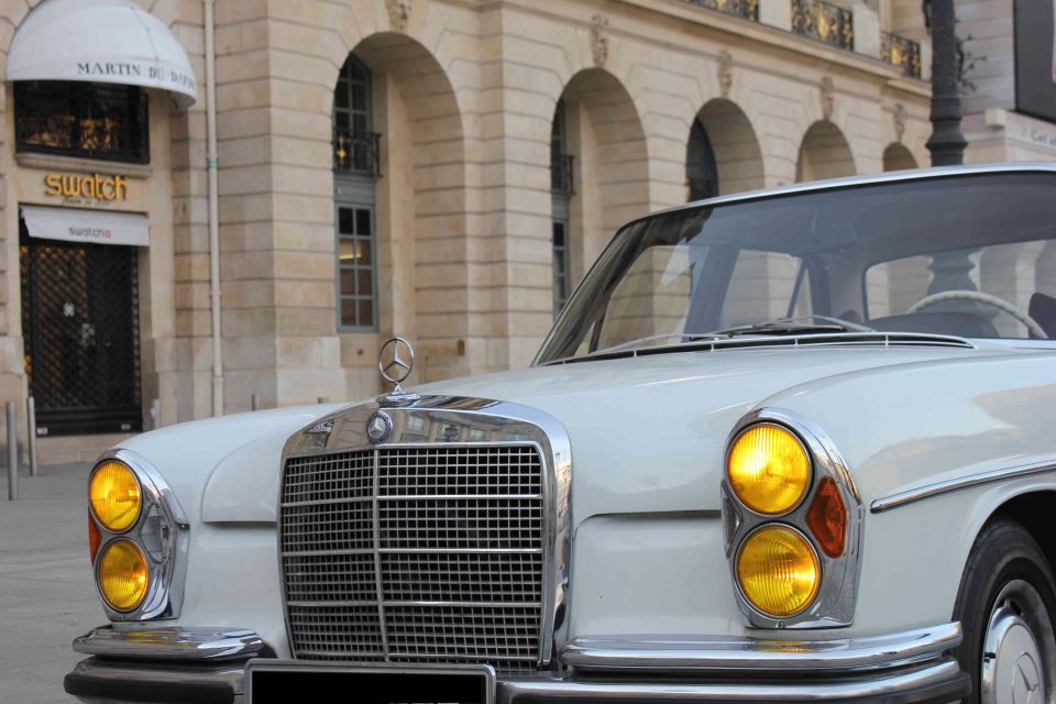 Paris: 2.5-Hour Guided Vintage Car Tour and Wine Tasting - Frequently Asked Questions