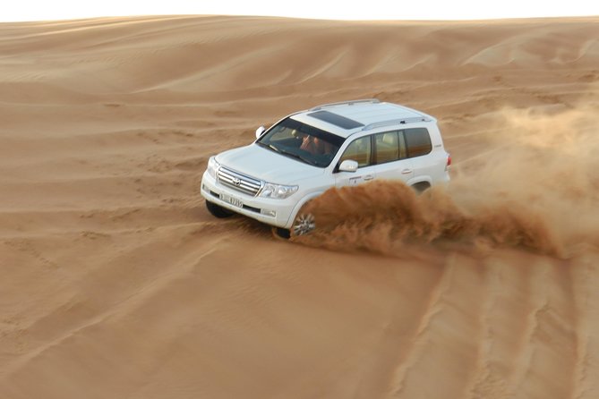 Desert Safari in Dubai Red Dunes With BBQ VEG Dinner - Key Points