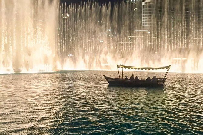 Experience Dubai Fountains Show on a Boat Ride