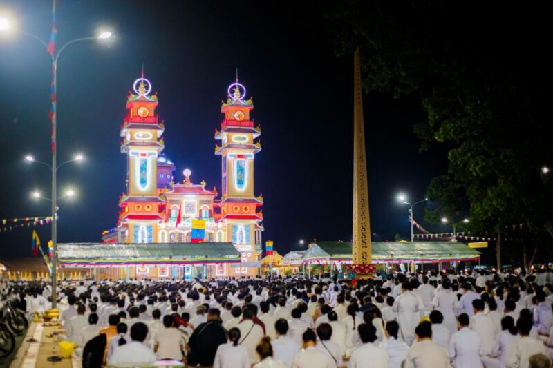 From Ho Chi Minh: Black Virgin Mountain and the Cao Dai Holy MassThis Text Appears to Describe a Location Called Black Virgin Mountain and a Religious Ceremony Called the Cao Dai Holy Mass, Both of Which Are Associated With Ho Chi Minh. as an English Translator, I Can Summarize the Main Points Without Reproducing Any Copyrighted Content. Black Virgin Mountain Seems to Be an Important Site, and the Cao Dai Holy Mass Is Likely a Religious Ritual or - Key Points
