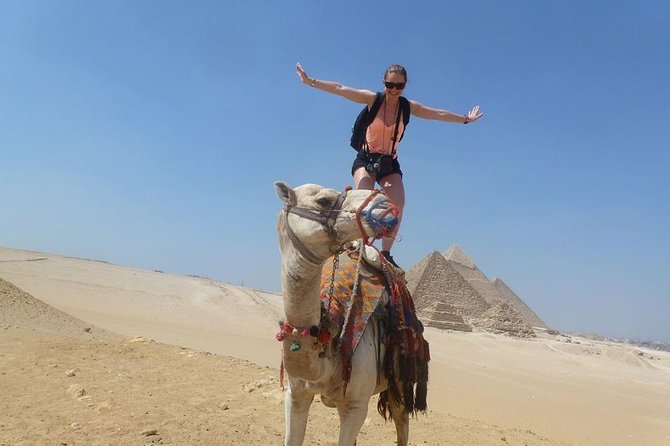 Trip to Giza Pyramids With Camel Ride and the Egyptian Museum