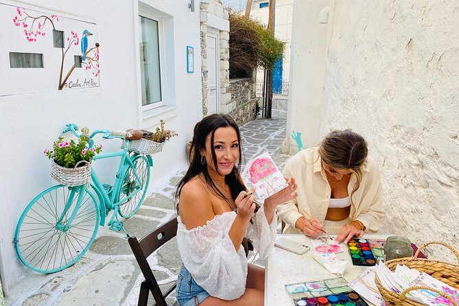 1 Hour Watercolor Workshop in Parikia Paros!