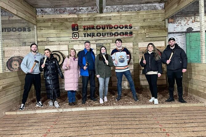 30 Minute Axe Throwing Experience in Llangollen