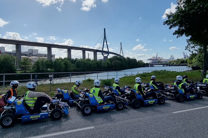 3h Kart Tour Hamburg and the Surrounding Area Go-Kart StreetkartTranslated to English:3-Hour Kart Tour in Hamburg and the Surrounding Area Go-Kart Streetkart
