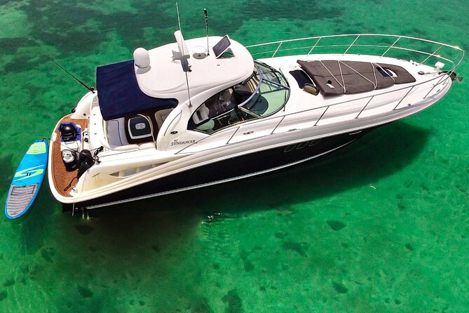 4-Hour Private 40 Sea Ray Yacht Tour to Inha Reef With Open Bar, Food & Snorkel