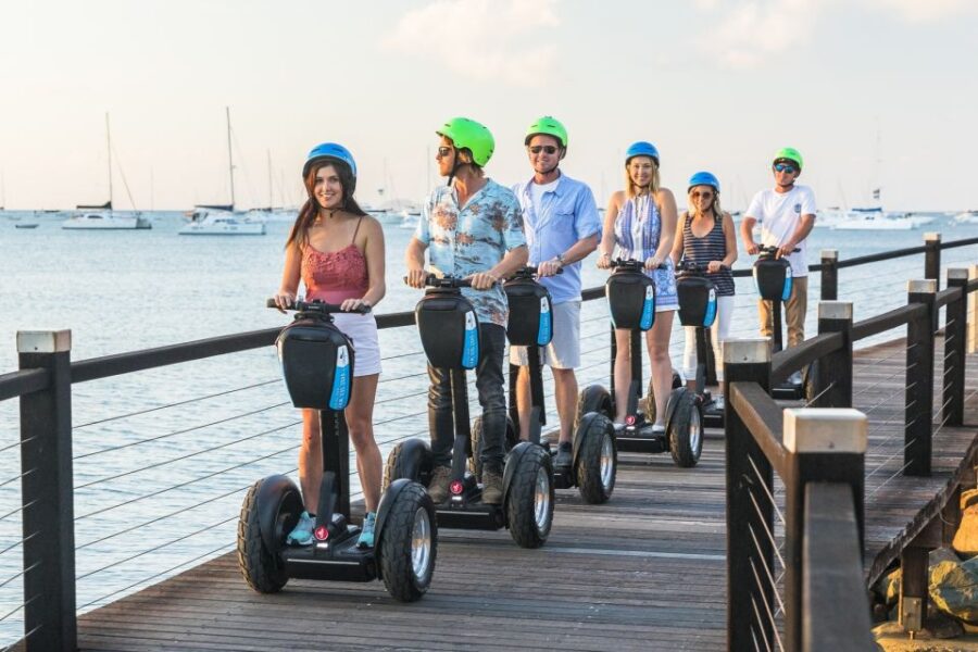 Airlie Beach: 3-Hour Sunset Segway Tour With Dinner