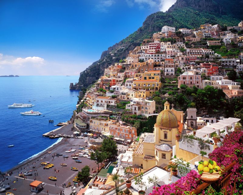 Amalfi Coast, Sorrento and Pompeii From Naples