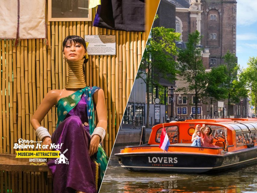 Amsterdam 1-Hour Canal Cruise and Ripley'S Believe It or Not
