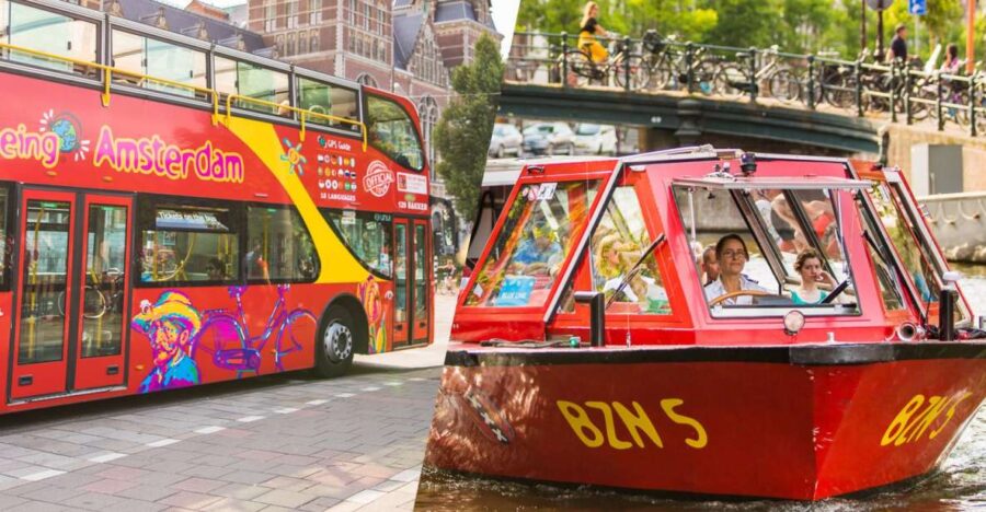 Amsterdam: Hop-On Hop-Off Bus and Boat Options - Tour Overview and Pricing