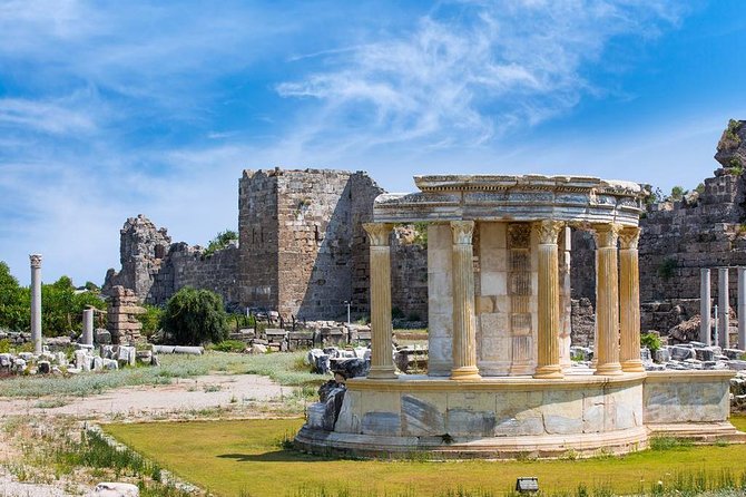 Ancient Cities of Side and Aspendos and Manavgat Waterfall From Alanya