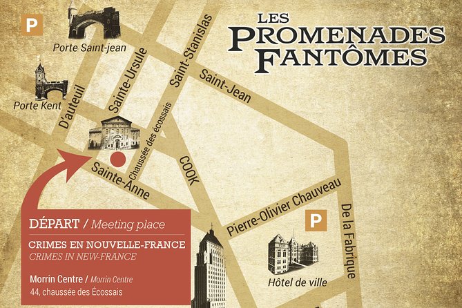 Animated Crime Walking Tour in Old Quebec